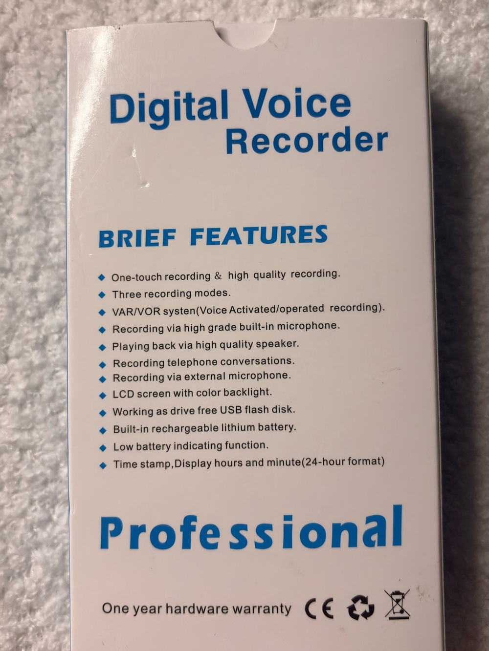 Digital Voice
Recorder - Picture 3 of 3